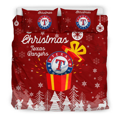 Merry Christmas Gift Texas Rangers Bedding Sets Pro Shop