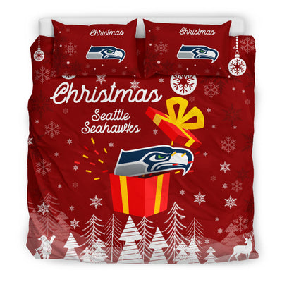 Merry Christmas Gift Seattle Seahawks Bedding Sets Pro Shop