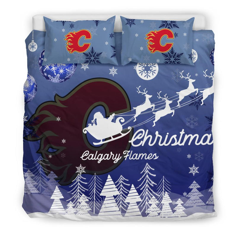 Xmas Gift Calgary Flames Bedding Sets Pro Shop