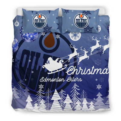 Xmas Gift Edmonton Oilers Bedding Sets Pro Shop