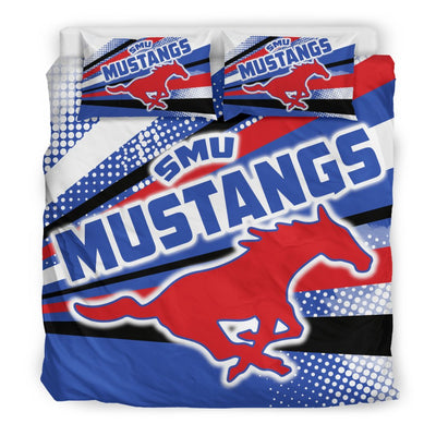Colorful Shine Amazing SMU Mustangs Bedding Sets