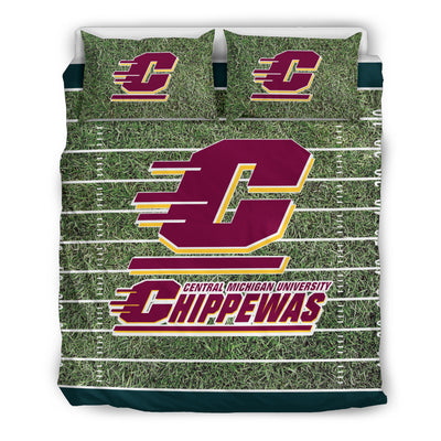 Sport Field Large Central Michigan Chippewas Bedding Sets