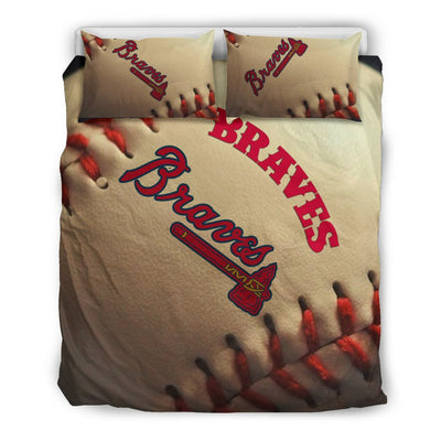 Atlanta Braves Bedding Sets, Vintage Color Duvet And Pillow Covers