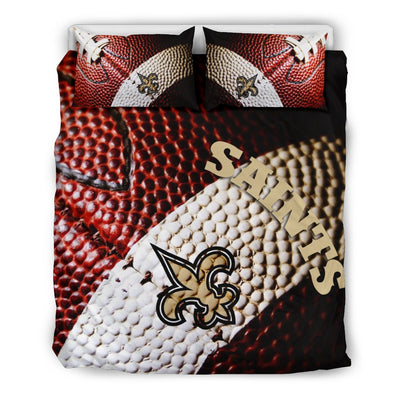 New Orleans Saints Bedding Sets, Vintage Color Duvet And Pillow Covers