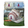Fight In Sunshine And Raining Los Angeles Angels Bedding Sets