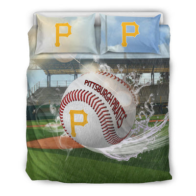 Fight In Sunshine And Raining Pittsburgh Pirates Bedding Sets