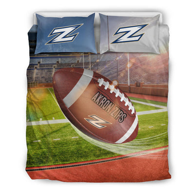 Fight In Sunshine And Raining Akron Zips Bedding Sets