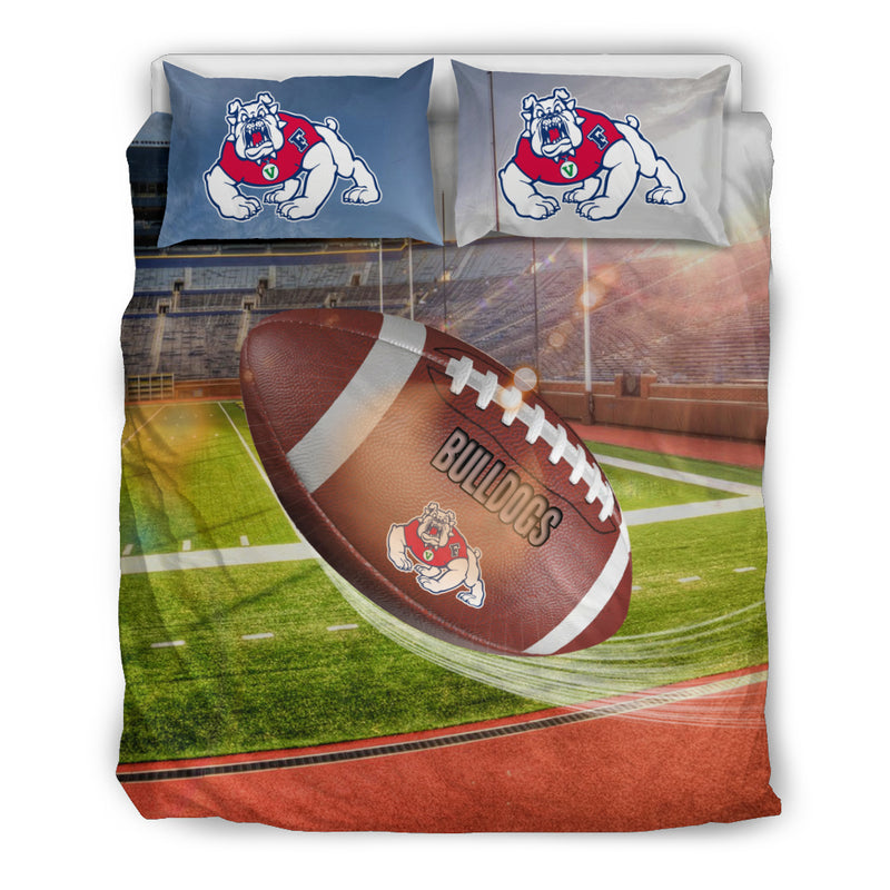 Fight In Sunshine And Raining Fresno State Bulldogs Bedding Sets