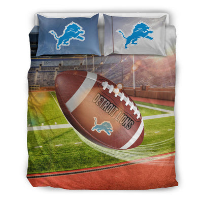 Fight In Sunshine And Raining Detroit Lions Bedding Sets