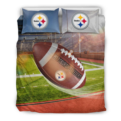 Fight In Sunshine And Raining Pittsburgh Steelers Bedding Sets