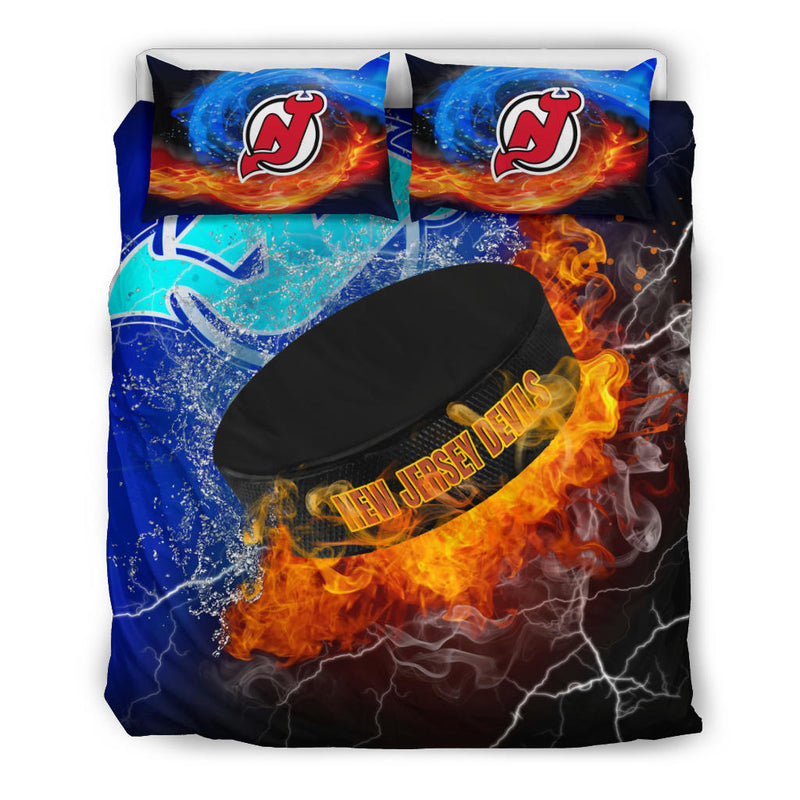 Fight Like Fire And Ice New Jersey Devils Bedding Sets