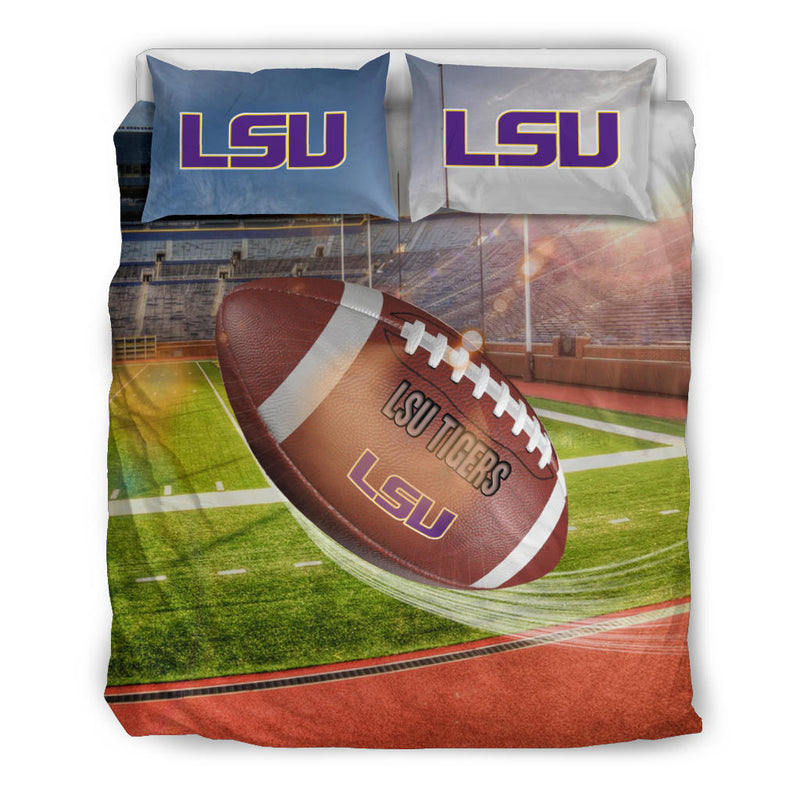 Fight In Sunshine And Raining LSU Tigers Bedding Sets