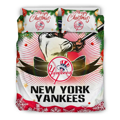 Cool Gift Store Xmas New York Yankees Bedding Sets