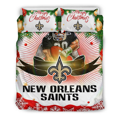 Cool Gift Store Xmas New Orleans Saints Bedding Sets