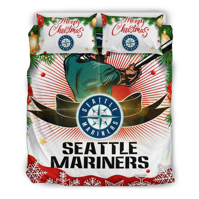 Cool Gift Store Xmas Seattle Mariners Bedding Sets