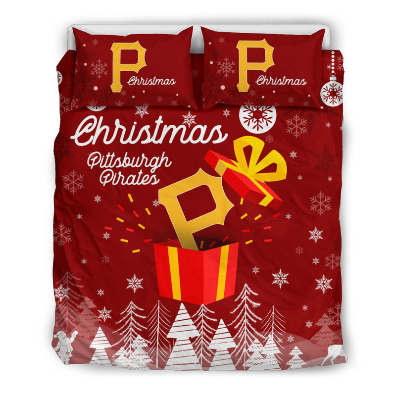 Merry Christmas Gift Pittsburgh Pirates Bedding Sets Pro Shop