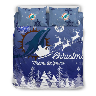 Xmas Gift Miami Dolphins Bedding Sets Pro Shop