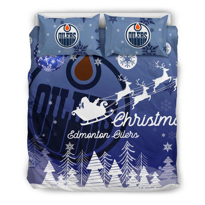 Xmas Gift Edmonton Oilers Bedding Sets Pro Shop