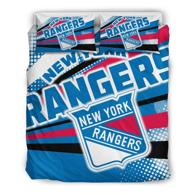 Colorful Shine Amazing New York Rangers Bedding Sets