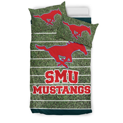 Sport Field Large SMU Mustangs Bedding Sets