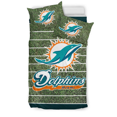 Sport Field Large Miami Dolphins Bedding Sets