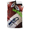 Seattle Seahawks Bedding Sets, Vintage Color Duvet And Pillow Covers