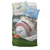 Fight In Sunshine And Raining Los Angeles Dodgers Bedding Sets