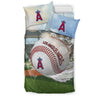 Fight In Sunshine And Raining Los Angeles Angels Bedding Sets
