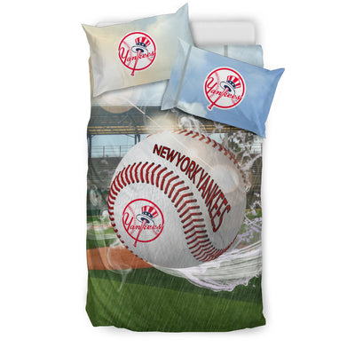 Fight In Sunshine And Raining New York Yankees Bedding Sets