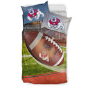 Fight In Sunshine And Raining Fresno State Bulldogs Bedding Sets