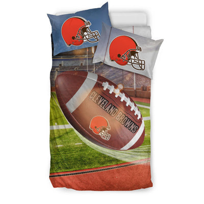 Fight In Sunshine And Raining Cleveland Browns Bedding Sets