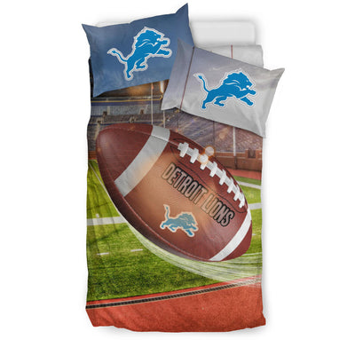 Fight In Sunshine And Raining Detroit Lions Bedding Sets