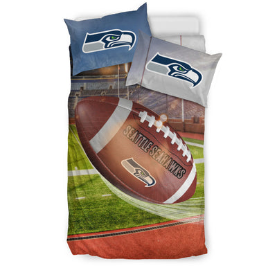 Fight In Sunshine And Raining Seattle Seahawks Bedding Sets