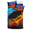 Fight Like Fire And Ice Calgary Flames Bedding Sets