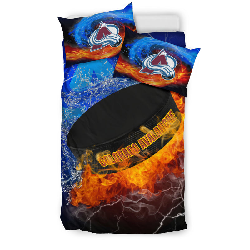 Fight Like Fire And Ice Colorado Avalanche Bedding Sets