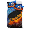 Fight Like Fire And Ice Edmonton Oilers Bedding Sets