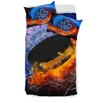 Fight Like Fire And Ice Toronto Maple Leafs Bedding Sets