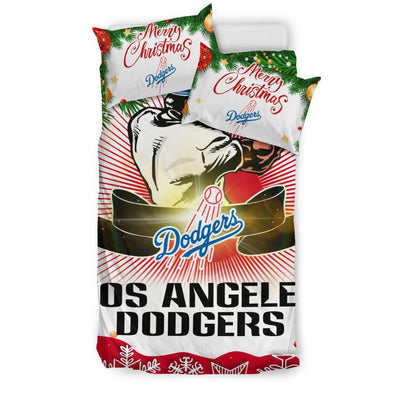 Cool Gift Store Xmas Los Angeles Dodgers Bedding Sets