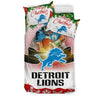 Cool Gift Store Xmas Detroit Lions Bedding Sets