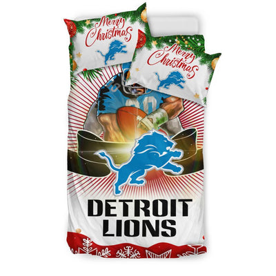 Cool Gift Store Xmas Detroit Lions Bedding Sets