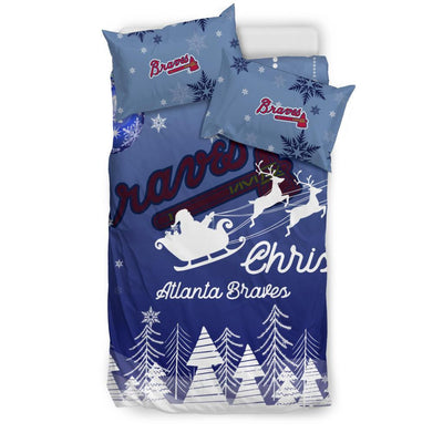 Xmas Gift Atlanta Braves Bedding Sets Pro Shop