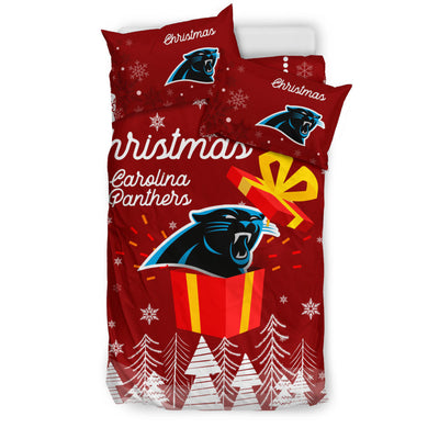 Merry Christmas Gift Carolina Panthers Bedding Sets Pro Shop