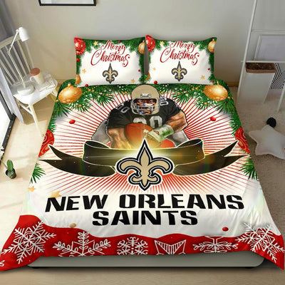 Cool Gift Store Xmas New Orleans Saints Bedding Sets