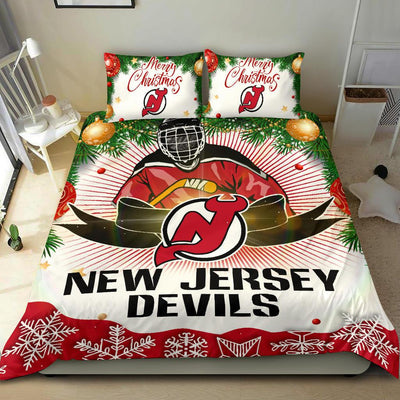 Cool Gift Store Xmas New Jersey Devils Bedding Sets