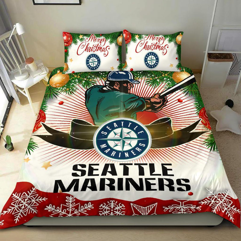 Cool Gift Store Xmas Seattle Mariners Bedding Sets