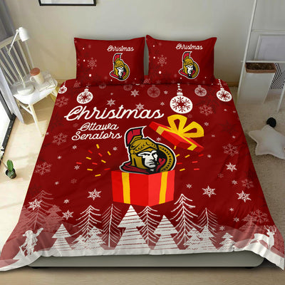 Merry Christmas Gift Ottawa Senators Bedding Sets Pro Shop