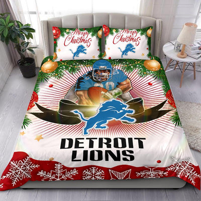 Cool Gift Store Xmas Detroit Lions Bedding Sets