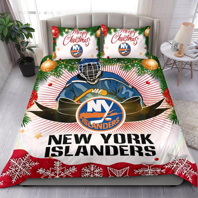 Cool Gift Store Xmas New York Islanders Bedding Sets