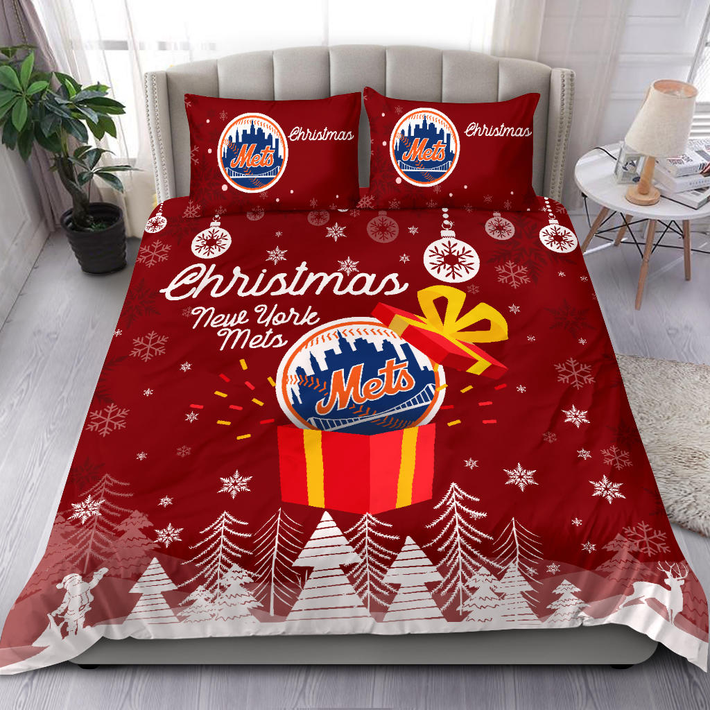 Merry Christmas Gift New York Mets Bedding Sets Pro Shop – Best Funny Store