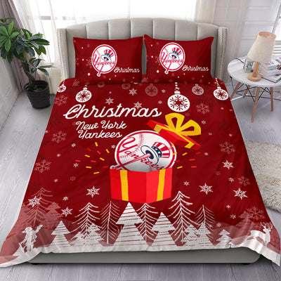 Merry Christmas Gift New York Yankees Bedding Sets Pro Shop